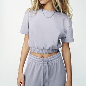 Short Sleeve Sweat Top